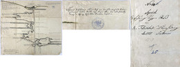 Saigerriss St. Andreasberg Spezialbefahrung 18. Februar 1727, Gezeichnet Von J. S. Sartorius. Felicitas- Und König-Ludwi - Other & Unclassified