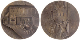 Bronzegussmedaille O.J.(1973). Museum Schnütgen St. Cäcilia. 110 Mm. Steguweit (2007) S. 16, Nr. 11. Vorzüglich - Unclassified