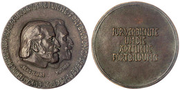 Bronzegussmedaille 1931 Für Verdienste Um Die ärztliche Fortbildung, Kaiserin-Friedrich-Haus Für Das ärztliche Fortbildu - Unclassified