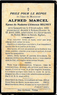 SOMMETHONNE ..-- Mr Alfred MARCEL , époux De Mme Clémence BECHET , Né En 1880 à LAMORTEAU , Décédé En 1933 . - Meix-devant-Virton