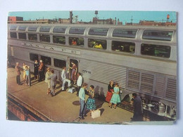 Q35 Postcard Luxe Train Between Chicago And Los Angeles - Long Beach