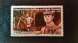 Polynesia 2019 Polynesie Centenary Of Death 1919 Milan Stepanik  Uniform 1v Mnh - Neufs