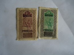 SUDAN  FRANCE  COLONIES USED  2 STAMPS CAMEL - Otros & Sin Clasificación