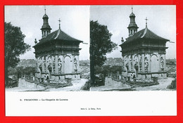 9748 - SUISSE STEREO - FRIBOURG - La Chapelle De Lorette - Chapelle