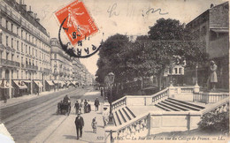CPA France - Paris - La Rue Des Ecoles Vue Du Collèges De France - L. L. - Oblitérée 1908 - Animée - Attelage - Enseignement, Ecoles Et Universités