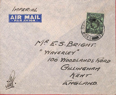 Aa6825 - HONG KONG - POSTAL HISTORY -  IMPERIAL AIRWAYS - COVER  To ENGLAND 1937 - Storia Postale