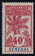 Sénégal N°40 - Neuf * Avec Charnière - TB - Unused Stamps
