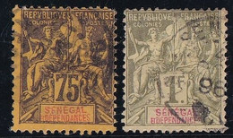 Sénégal N°19/20 - Oblitéré - B/TB - Used Stamps