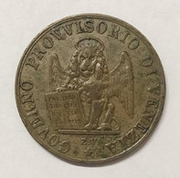 Italy ITALIA Govern Provvisorio Di Venezia 5 Centesimi 1849 E.362 - Lombardije-Venetië