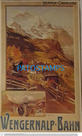 195521 SWITZERLAND ZÜRICH POSTER FOR WENGERALP RAILWAY POSTAL POSTCARD - Enge