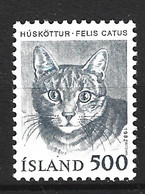 ISLANDE. N°535 De 1982. Chat. - Hauskatzen