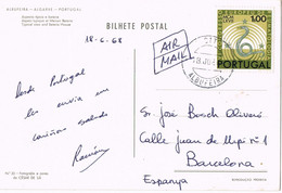 47566. Postal Aerea ALBUFEIRA (Portugal) 1968. Congreso Europeo Reumatologia. Vista Albufeira - Covers & Documents