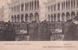 BELGIQUE(BRUXELLES) MARCHE AUX OISEAUX(CARTE STEREO) - Markten