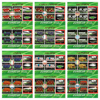 ST. VINCENT 2008 Mi 6470-6541 FOOTBALL SOCCER EUROCUP 16 X MINT MINIATURE SHEETS ** - Championnat D'Europe (UEFA)