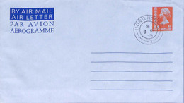 Aa6783 - HONG KONG - POSTAL HISTORY - Stationery AEROGRAMME 1975 - 50 Cents - Postal Stationery