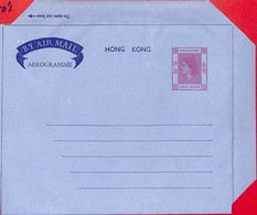 Aa6784 - HONG KONG - POSTAL HISTORY - Stationery AEROGRAMME 1950's - 50 Cents - Postwaardestukken