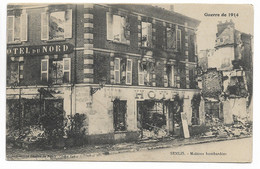 CPA 60 OISE  SENLIS Maisons Bombardées Guerre De 1914 - Senlis