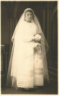 Jeune Fille Communiante  ( Photo Carte  John - Communion