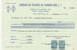 MY BOX 2 - PORTUGAL COMMERCIAL DOCUMENT  - PORTO - FISCAL STAMP - Portugal