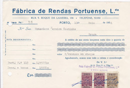 MY BOX 2 - PORTUGAL COMMERCIAL DOCUMENT  - PORTO - FISCAL STAMP - Portugal