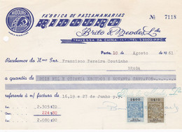 MY BOX 2 - PORTUGAL COMMERCIAL DOCUMENT  - PORTO - FISCAL STAMP - Portugal