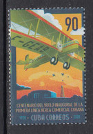 2020 Cuba Aviation Anniversary Airplanes Complete Set Of 1 MNH - Unused Stamps