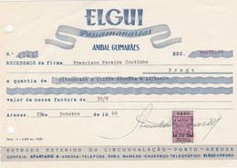 MY BOX 2 - PORTUGAL COMMERCIAL DOCUMENT  - PORTO - FISCAL STAMP - Portugal