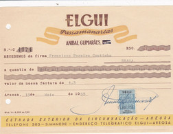 MY BOX 2 - PORTUGAL COMMERCIAL DOCUMENT  - PORTO - FISCAL STAMP - Portugal
