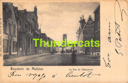 CPA MECHELEN MALINES LA RUE DE L'EMPEREUR NELS SERIE 30 NO 10 - Malines