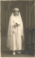 Jeune Fille Communiante  ( Photo Carte  John - Kommunion