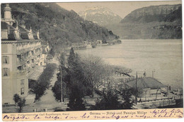 Suisse - Gersau - Hôtel Und Pension Müller - Ambulant Vesoul à Besançon - Carte Pour La France - 9 Novembre 1904 - Gersau