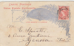 PS036 - OLD POSTAL STATIONERY - BRAZIL CARTE POSTALE 1894 RIO JANEIRO TO ITALY - Storia Postale