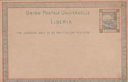 PS038 - OLD POSTAL STATIONERY - LIBERIA POST CARD - Liberia