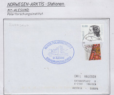 Spitsbergen  Cover Norsk Polarinstitut Sverdrupstasjonen Ca NY-Alesund 08.08.2002 (LO183) - Arctic Expeditions