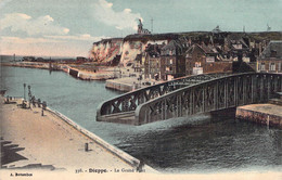 CPA France - Seine Maritime - Dieppe - Le Grand Pont - A. Bettembos - Oblitérée 26 Juillet 1912 - Colorisée - Animée - Dieppe