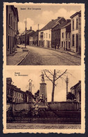 +++ CPA - JUMET - 2 Vues - Rue Jacqmain - Monument  // - Charleroi