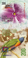 Aurora Islands 200 Dollars 2020 UNC  POLYMER  Emission Privée - Fiktive & Specimen