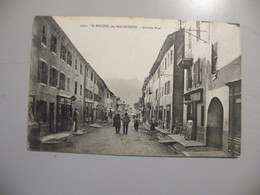 A517. CPA. 73. St-MICHEL De MAURIENNE. (Savoie). Grande Rue .. Beau Plan Animé. Ecrite & Voyagée 1909 - Saint Michel De Maurienne