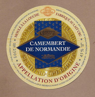 ETIQUETTE De FROMAGE.. CAMEMBERT De NORMANDIE..  MONOPRIX GOURMET - Fromage