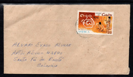 CA546- COVERAUCTION!!! - C U B A  1992 TO BOGOTA-COLOMBIA - AMERICA UPAEP - Storia Postale