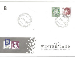 Norge Norway 1994 Olympic Games Lillehammer, Winterland, Norwegian Visions Of Winter - Lettres & Documents