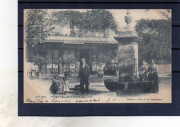 Piolenc La Fontaine Du Cours.(café-restaurant).(édit. J.Brun & Cie). - Piolenc