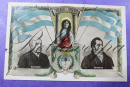 Argentina  Buenos Aires 1810-1910 Centenaire  Sarmiento-Rivadavia - Argentina