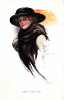 Illustration Court Barber - Sweet Seventeen (jeune Femme Au Chapeau, 17 Ans) - Carte N° 683/2 - Barber, Court