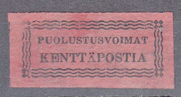 FINLAND   SCOTT NO M1  UNUSED NO GUM  YEAR 1941 - Militares