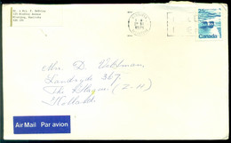 Canada 1978 Airmail Cover To Netherlands Mi 509 - Covers & Documents