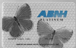 -CARTE-MAGNETIQUE-USA-ABNH-AMERICAN BANK-PLATINIUM -TBE-RARE - Tarjeta Bancaria Desechable