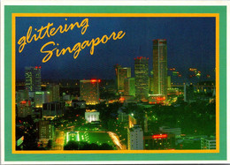 (1 M 29) Singapore (posted To Frane 1993) At Night - Mercanti