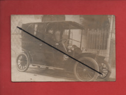 Carte Photo - Auto , Voiture , Ancienne - Taxi  - - Taxi & Fiacre