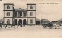 ISMAÏLIA ,  La Gare , The Station , Attelage Service Postale ,  Postal Service - Ismailia